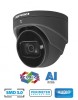 SPRO 4MP IP TURRET CAMERA, 2.8MM, 50M IR, AI PRO, GREY