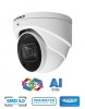SPRO 4MP IP TURRET CAMERA, 2.8MM, 50M IR, AI PRO, WHITE