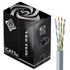 VECTUS CAT5e 305M Cable UTP PVC (Grey)