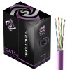 VECTUS CAT5e 305M Cable UTP LSZH (Purple)