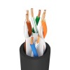 CAT6, 305m Cable, Outdoor ( Black )