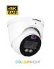 SPRO 8MP CVI Fixed Lens Turret with Active Deterrence