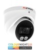 SPRO 8MP COLOURNIGHT 2.0 TURRET CAMERA, 2.8MM, WHITE (DHD80/28LRW-4-M)