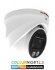 SPRO 8MP COLOURNIGHT 2.0 TURRET CAMERA, 2.8MM, WHITE (DHD80/28LRW-4-M)