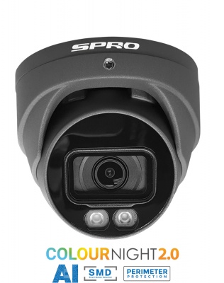 SPRO 4MP IP Smart Dual Illumination Turret with COLOUR NIGHT 2.0