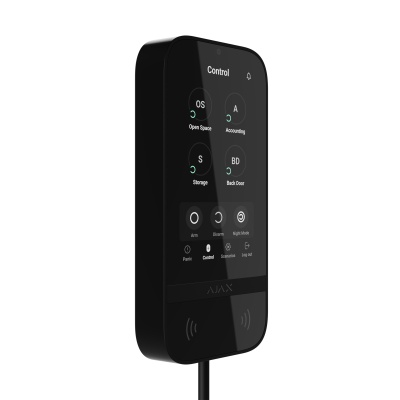 Ajax Superior KeyPad TouchScreen Fibra, Black (143607)