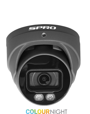 SPRO 4MP IP Fixed Lens Turret with COLOUR NIGHT