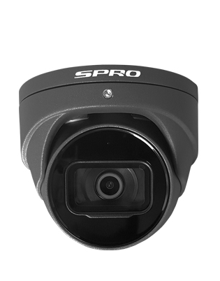 SPRO 4MP IP Fixed Lens Turret with Microphone
