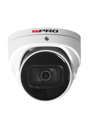 SPRO 4MP IP Fixed Lens Turret with Microphone
