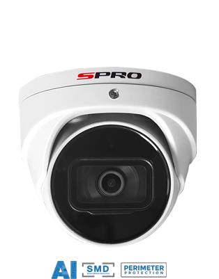 SPRO 5MP IP Fixed Lens Turret with Microphone