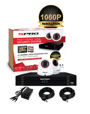 SPRO 1080P 4CH Bundle Kit