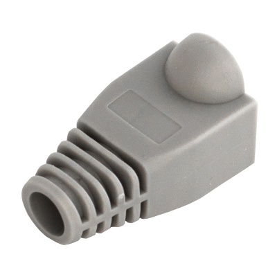 RJ45 Strain Relief Boot Grey 50pcs/pack