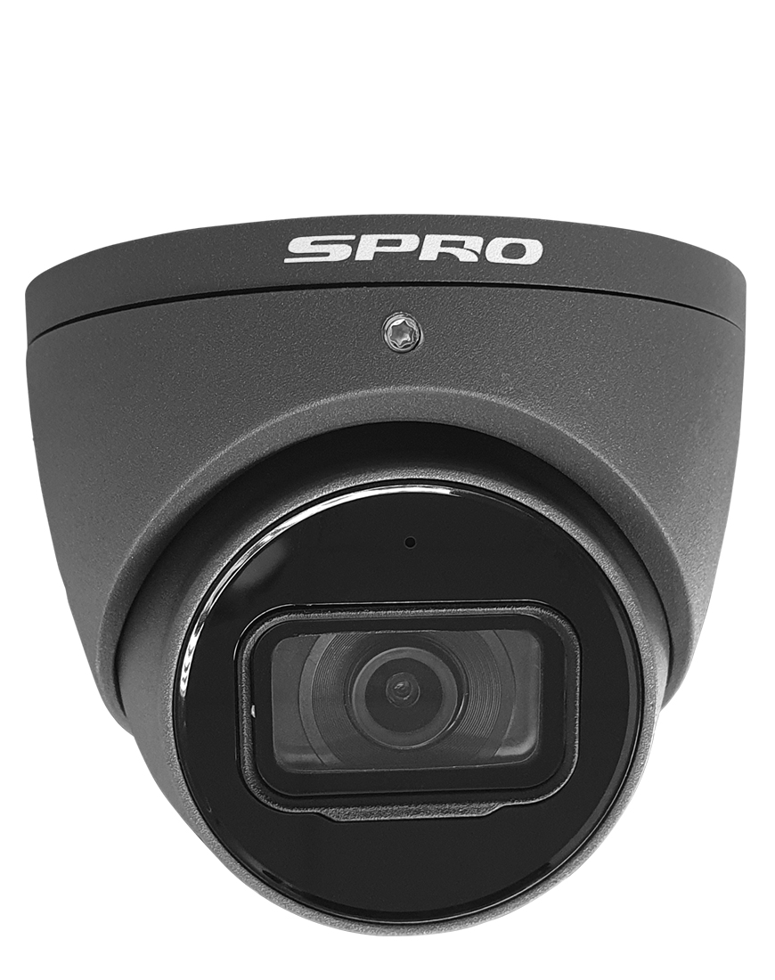 SPRO 5MP HDCVI Fixed Lens Turret With Built-In Microphone and POC