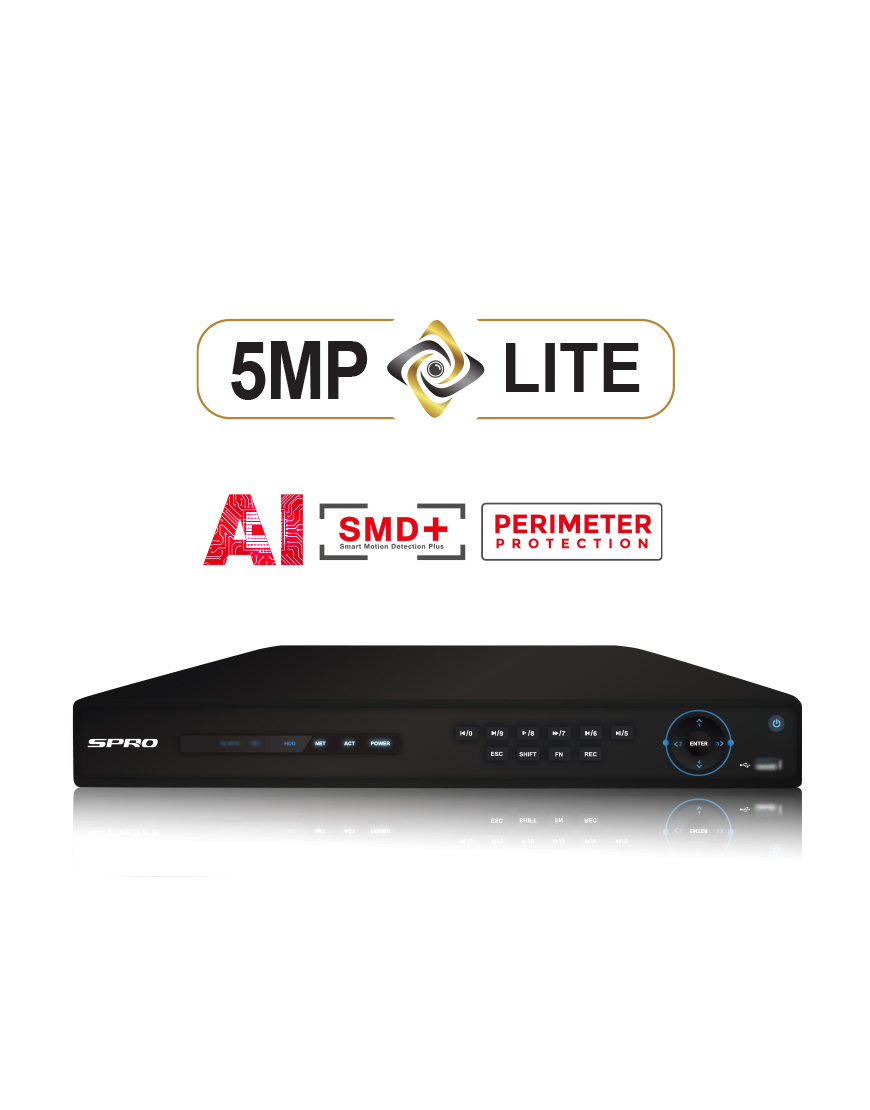 SPRO B5 5MP-Lite 32 Channels 5in1 with AI