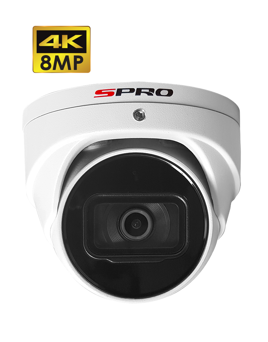 SPRO 8MP IP Motorised Lens Turret