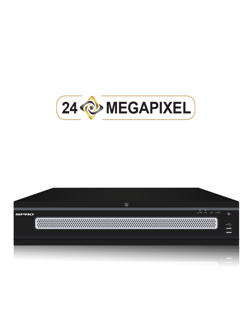SPRO 128 Channel 24MP IP NVR